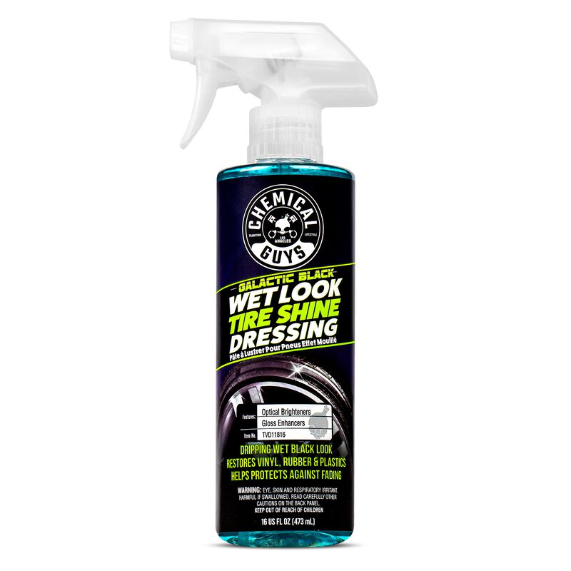 Galactic Black Wetlook Tire Shine