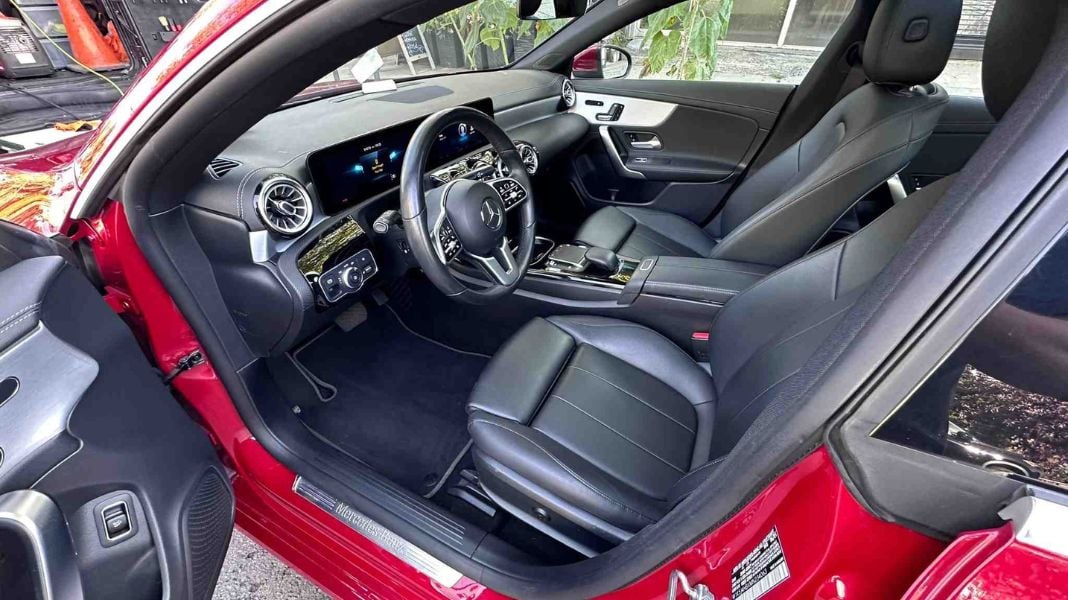 Mercedes Benz A250 Driver Seat Detailed